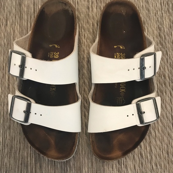 Birkenstock Shoes - Birkenstock Womens White Sandal
